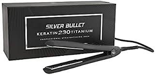 Silver Bullet Keratin 230 Silver Titanium Straightener 25mm